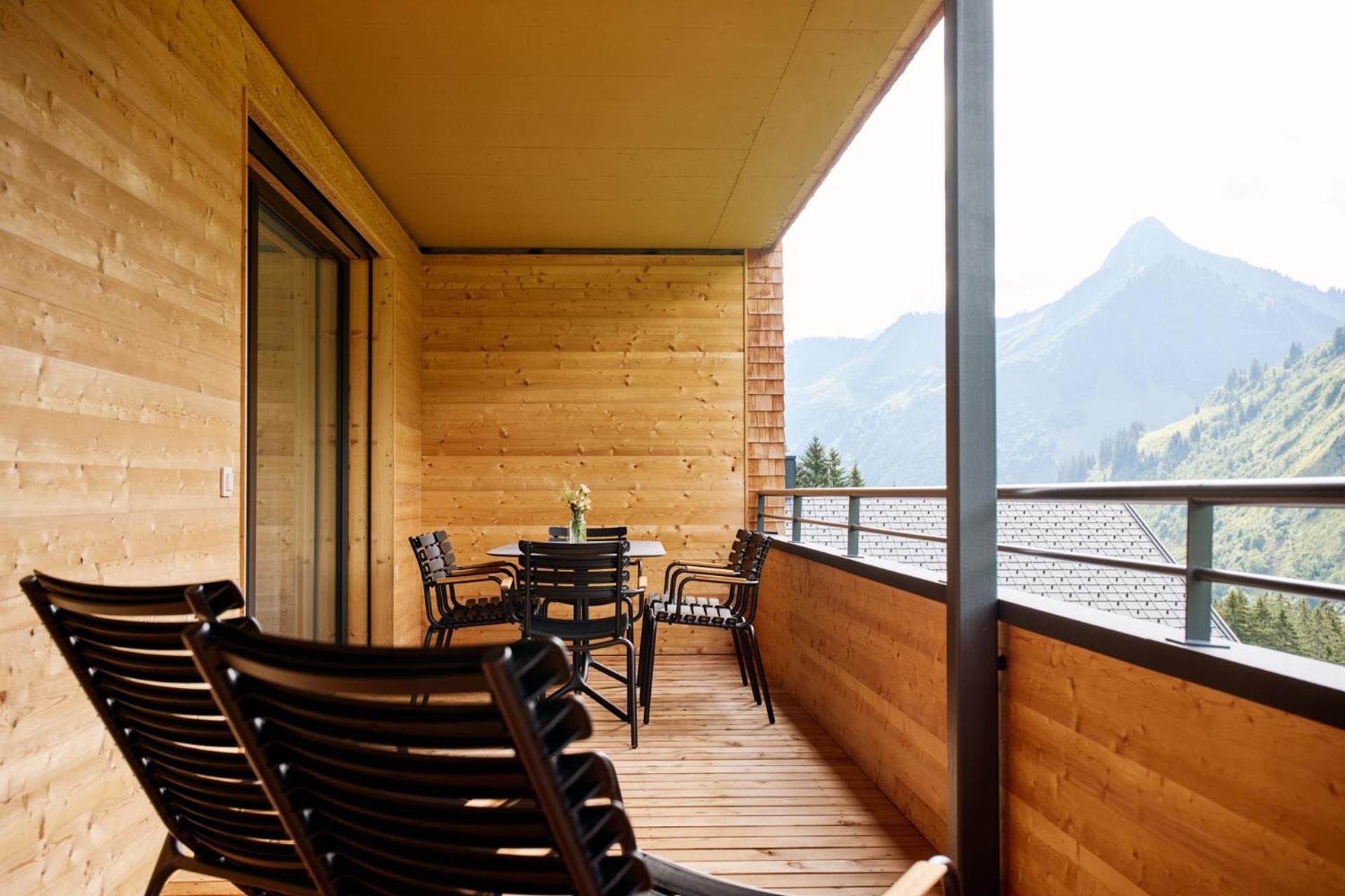 Ferienwohnung Alpenstolz Damuels Haus 4 - Stilvoll Urlauben In Den Bergen Exterior foto